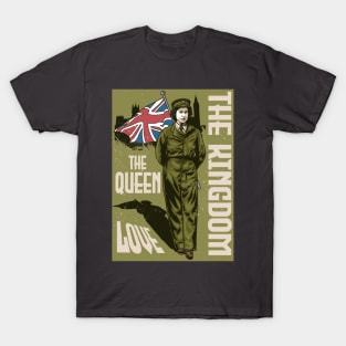 the queen love the kingdom T-Shirt